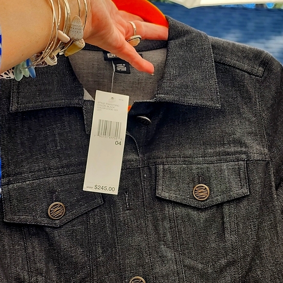 DKNY NWT black denim jacket - Picture 8 of 8
